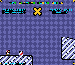 Yet Another Mario World Title Screen